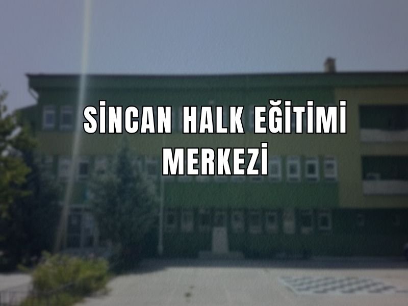 SİNCAN HALK EĞİTİMİ MERKEZİ ADRESİ
